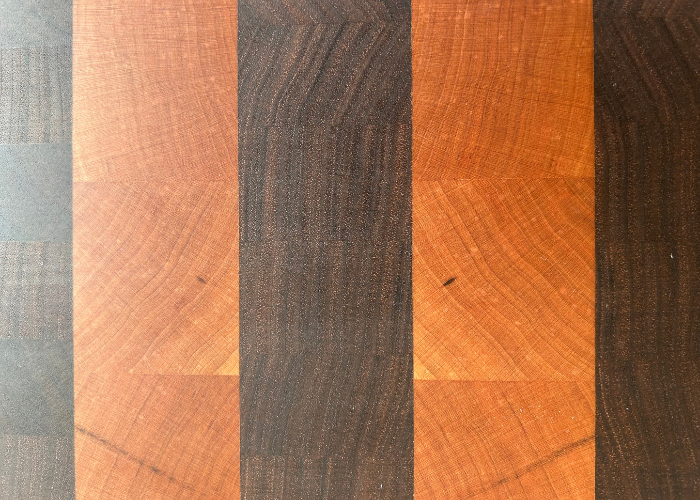 Walnut and Cherry End Grain