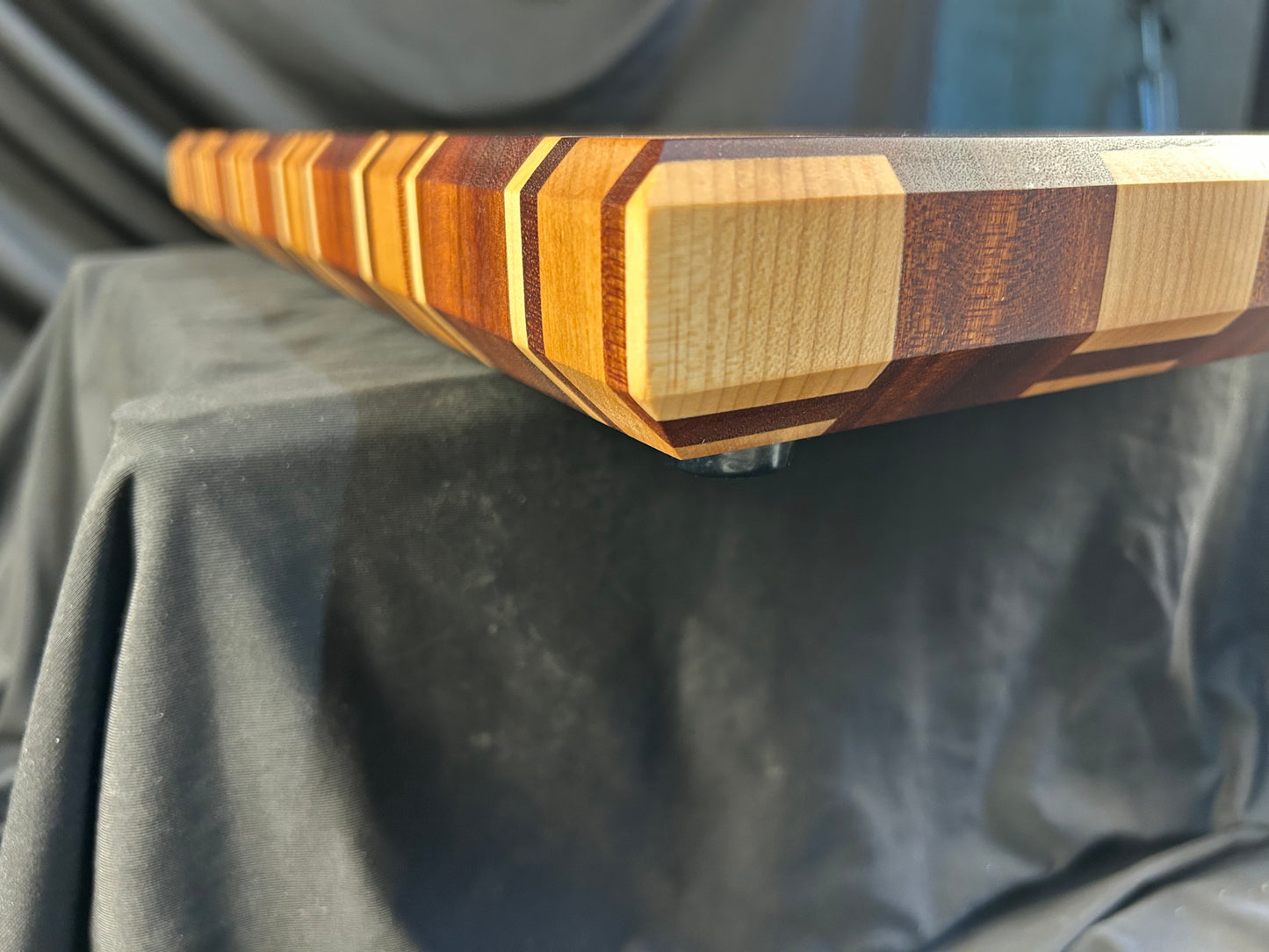 Complex Basket Weave Pattern End Grain Cutting Board