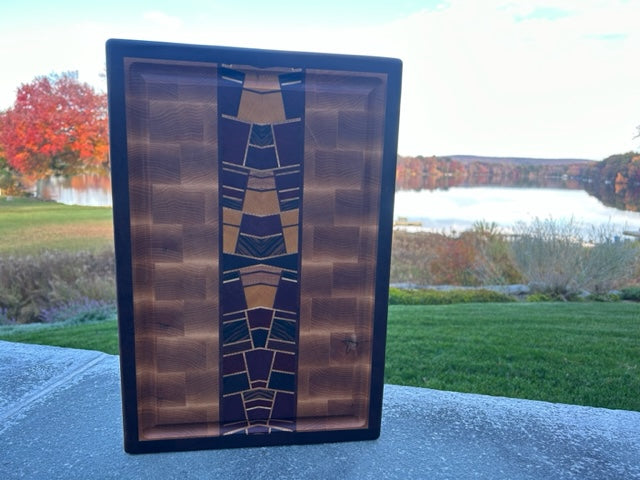 End Grain Maple and Kaleidoscope Board