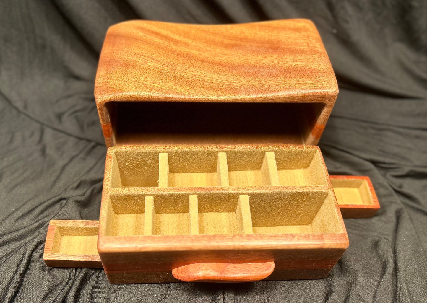 Sapele and Padauk Jewelry Box