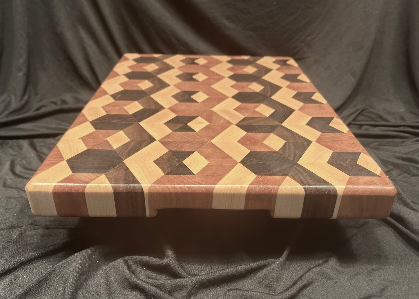 3-D End Grain Cutting Board