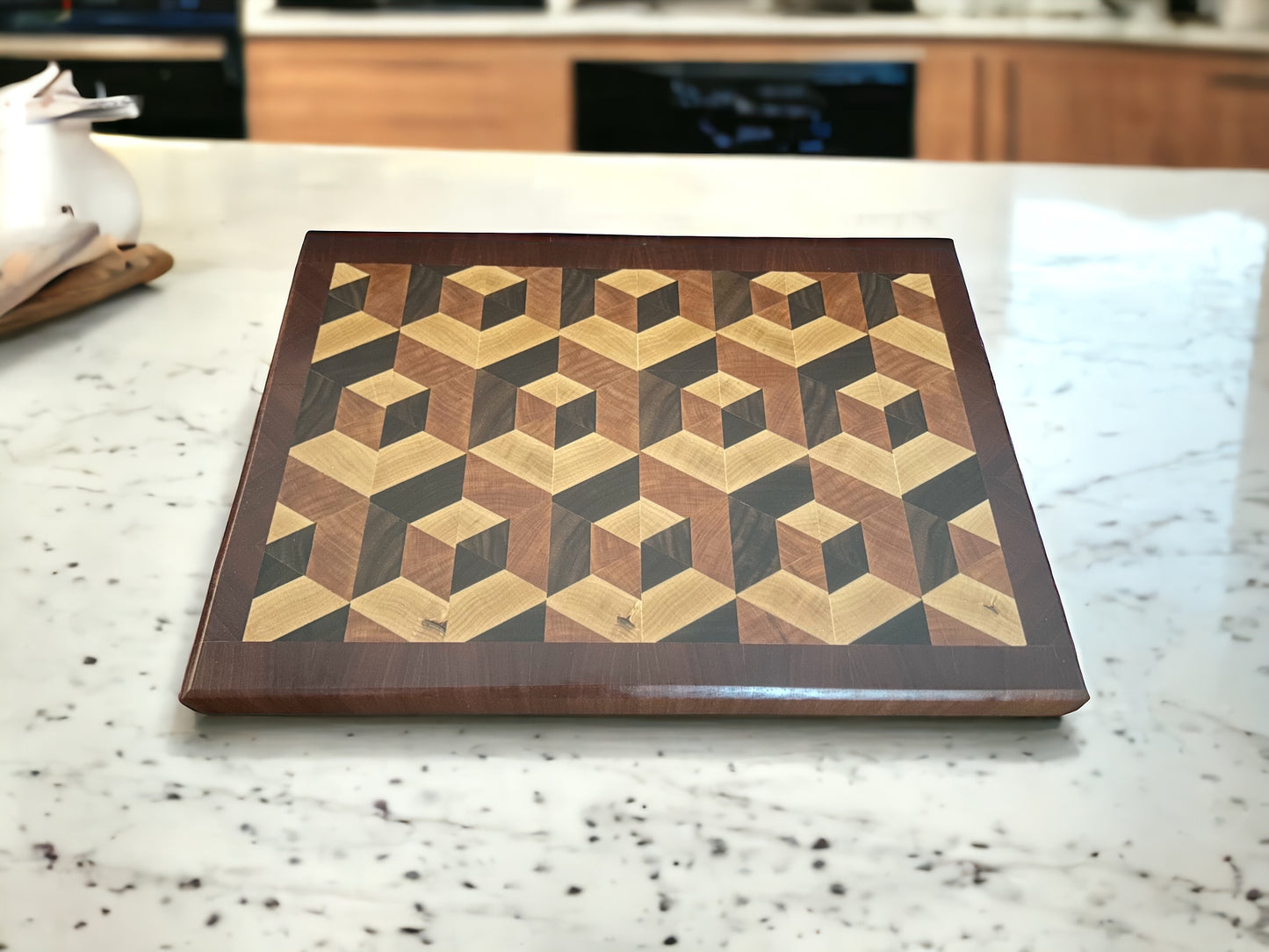 3-D "Double Pop" End Grain Board