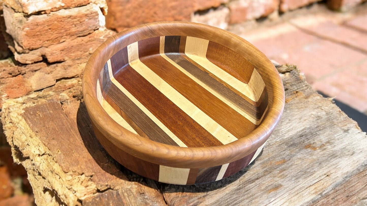 Hardwood Round Bowl