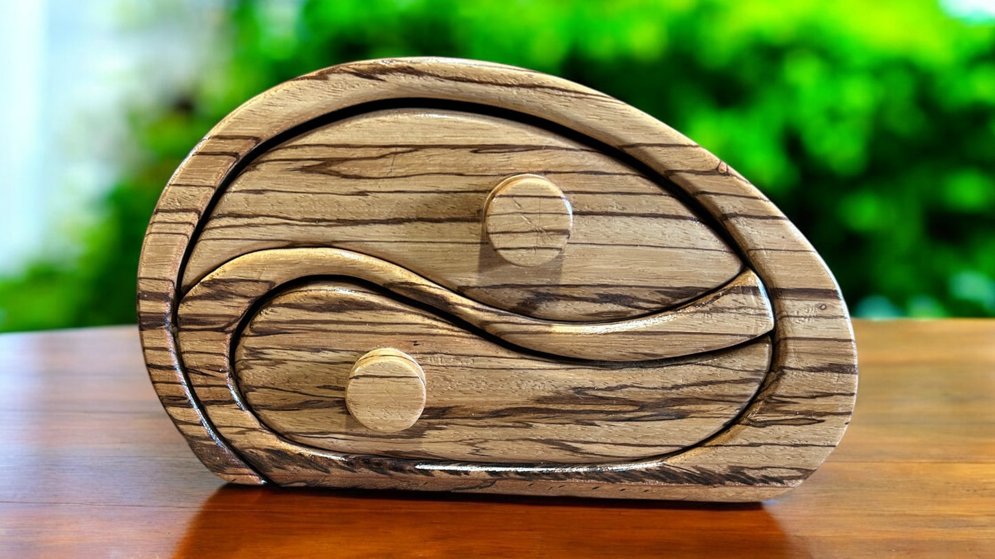 Zebrawood and Baltic Birch Keepsake Box